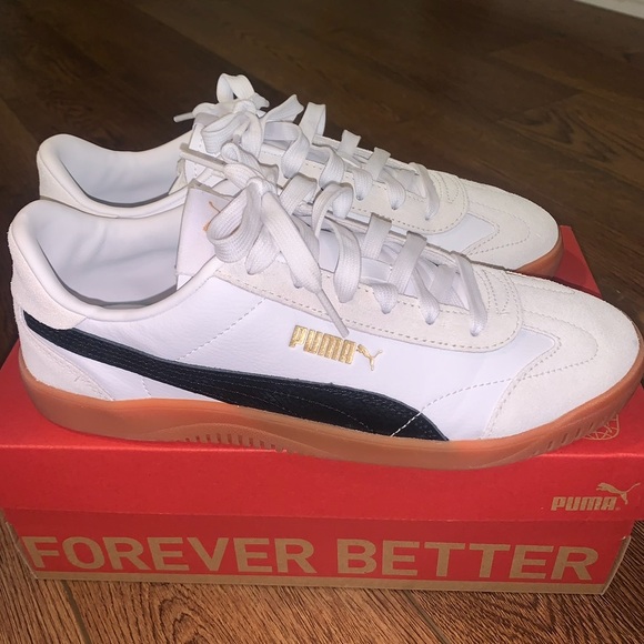 Puma Club 5v5 Suede Leather Women’s 9.5 M Sneaker Retro Shoes: EUC - Picture 2 of 12